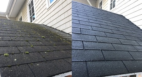 Completed Roof Washing Wilton CT