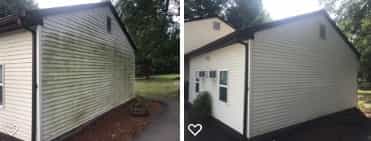 House Washing Before and After Middletown CT